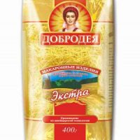 Вермишель ниточка №235 (400гр*20) Добродея