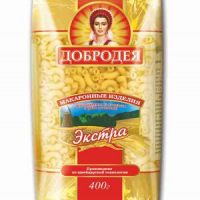 Рожки-дружки гладкие №385 (400гр*20) Добродея