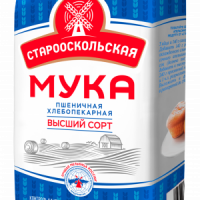 Мука «Старооскольская» синий мотив В/с (2 кг*6) Старый Оскол