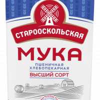 Мука «Старооскольская» синий мотив В/с (2 кг*6) Старый Оскол